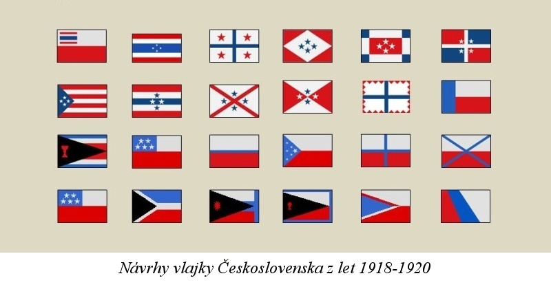 návrhy Československé vlajky